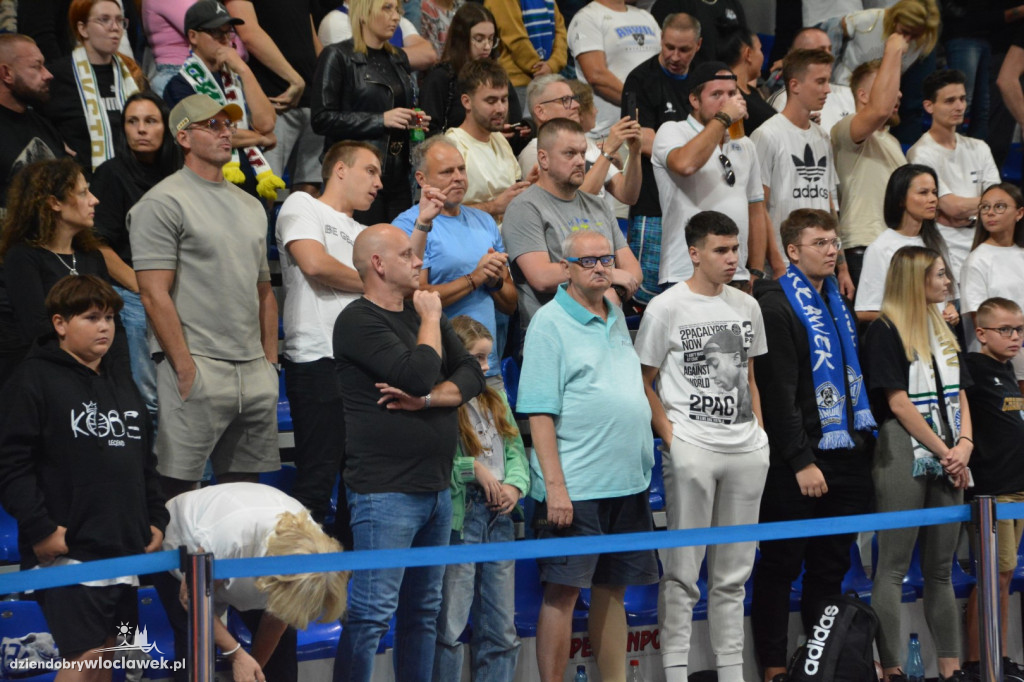 Kibice Anwilu na meczu z Treflem 24.09.2023