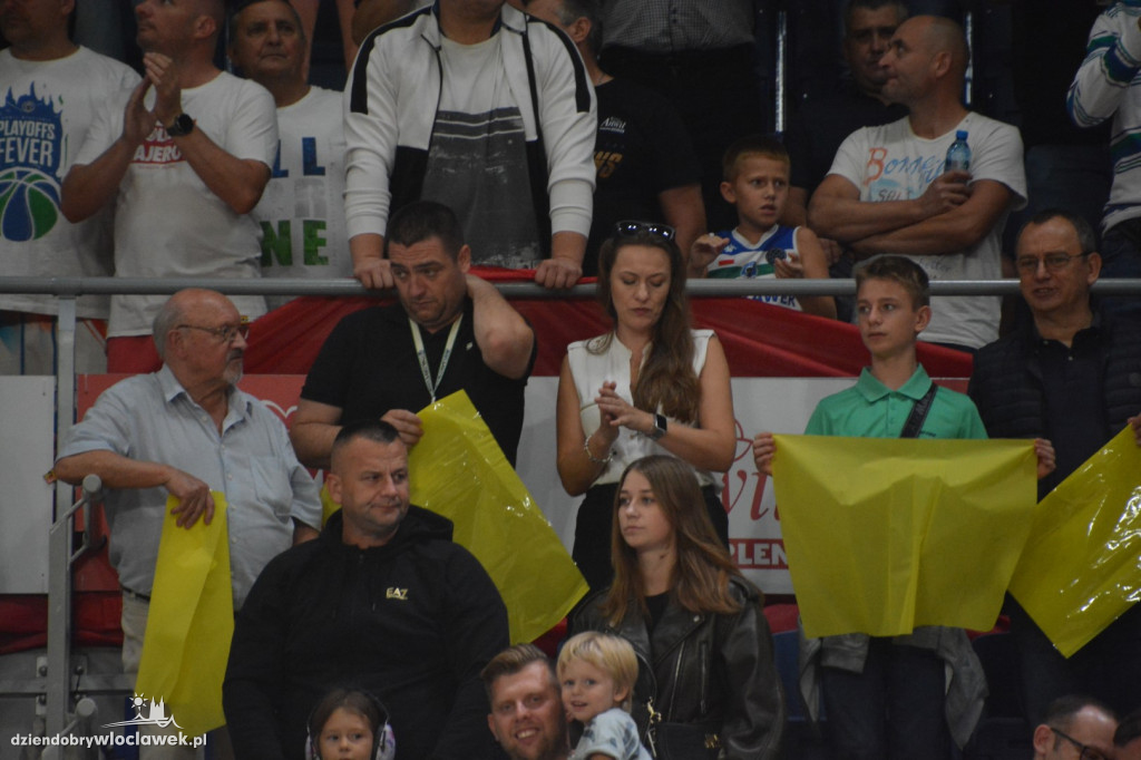 Kibice Anwilu na meczu z Treflem 24.09.2023
