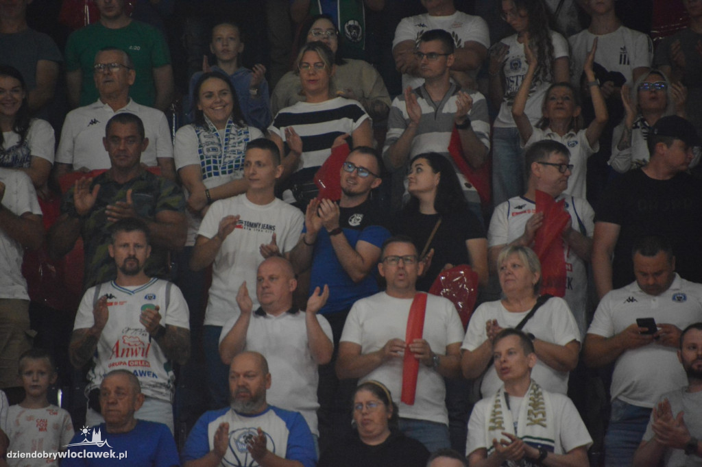 Kibice Anwilu na meczu z Treflem 24.09.2023