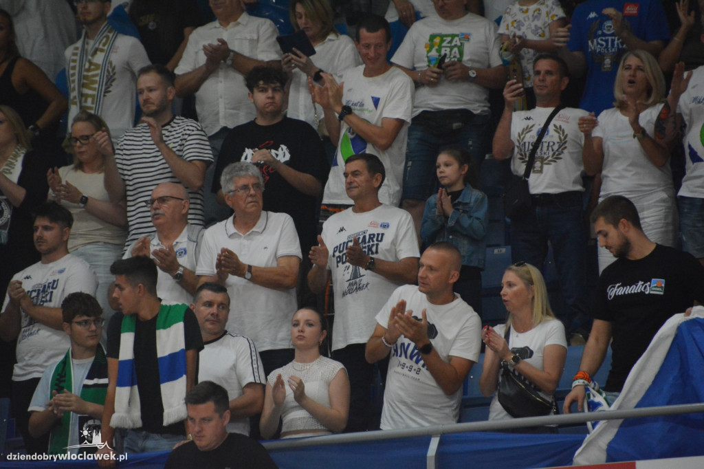 Kibice Anwilu na meczu z Treflem 24.09.2023