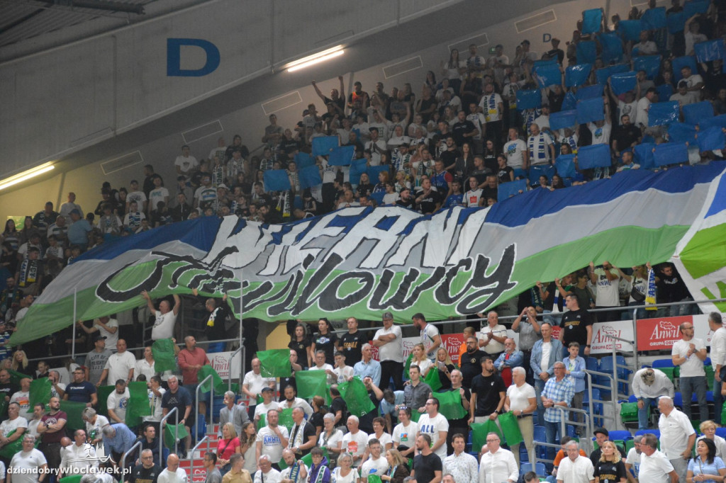 Kibice Anwilu na meczu z Treflem 24.09.2023