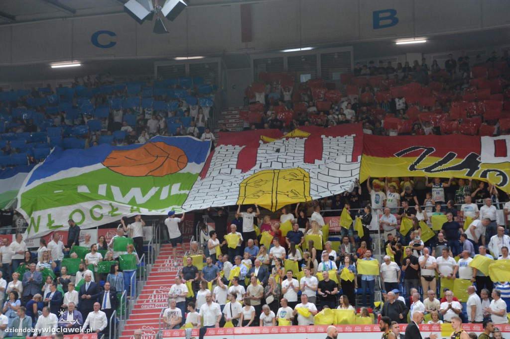 Kibice Anwilu na meczu z Treflem 24.09.2023