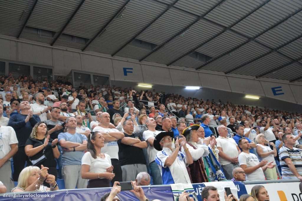 Kibice Anwilu na meczu z Treflem 24.09.2023