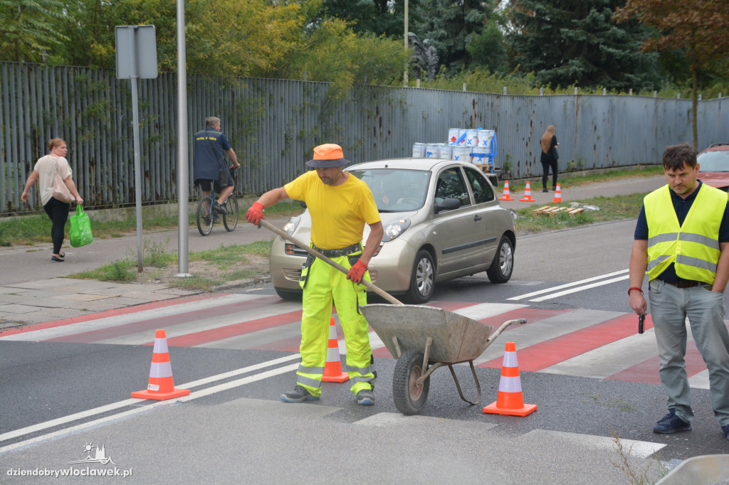 Jedyne takie przejście dla pieszych w mieście