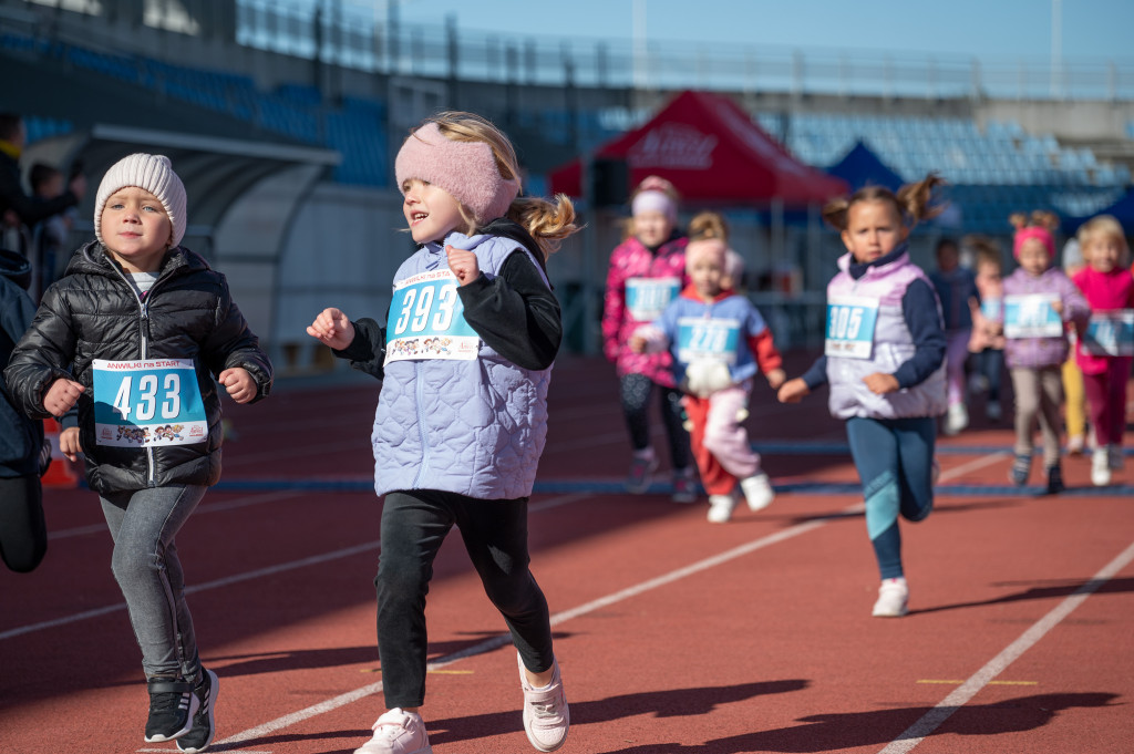 10. ANWIL Półmaraton Włocławek najmłodsi biegacze