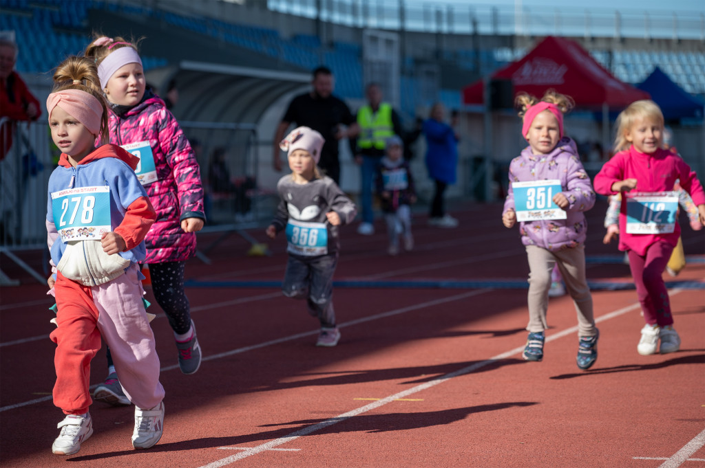 10. ANWIL Półmaraton Włocławek najmłodsi biegacze