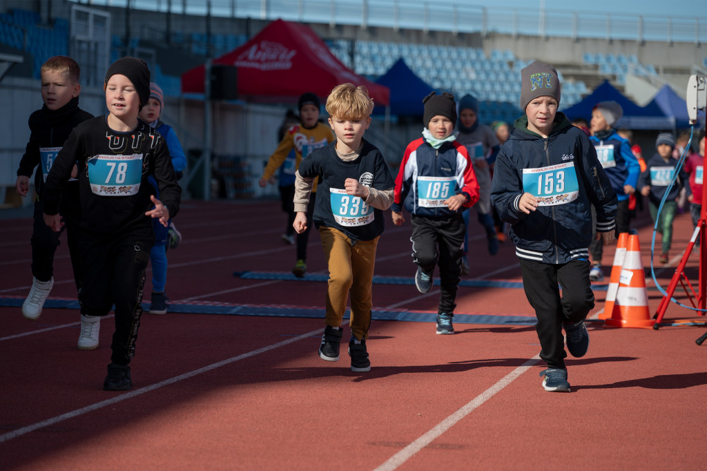 10. ANWIL Półmaraton Włocławek najmłodsi biegacze