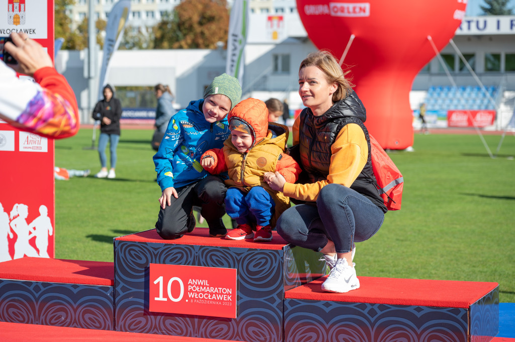 10. ANWIL Półmaraton Włocławek najmłodsi biegacze