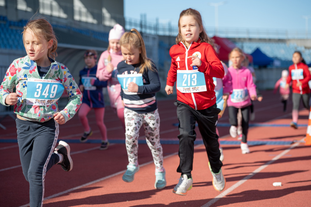 10. ANWIL Półmaraton Włocławek najmłodsi biegacze