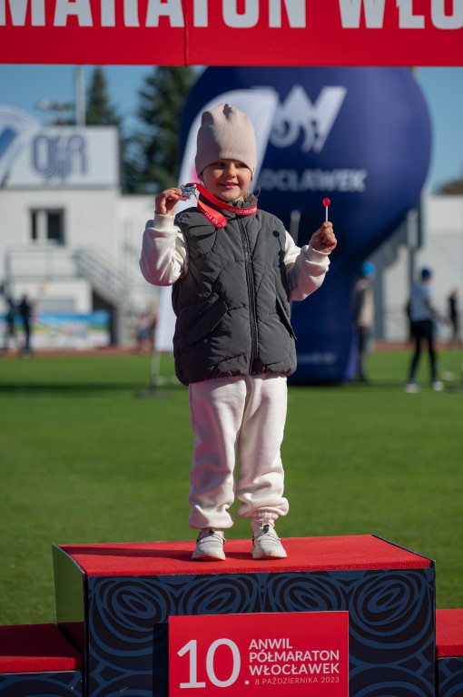 10. ANWIL Półmaraton Włocławek najmłodsi biegacze