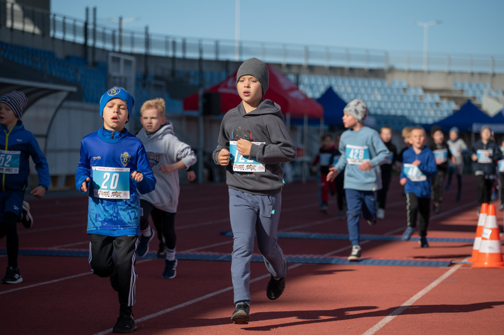10. ANWIL Półmaraton Włocławek najmłodsi biegacze