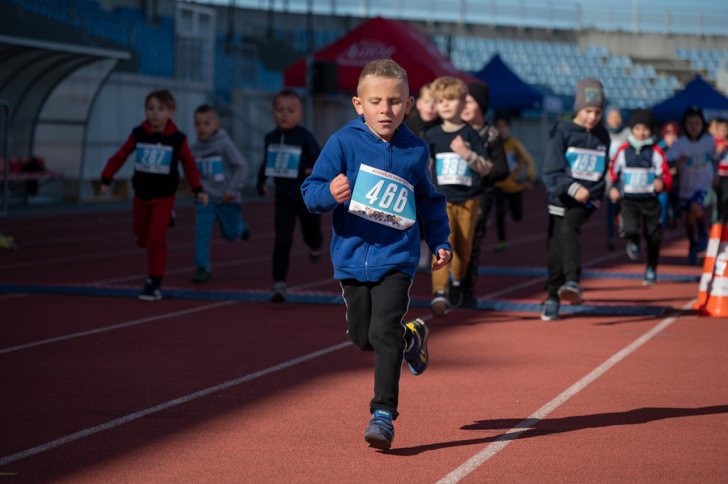 10. ANWIL Półmaraton Włocławek najmłodsi biegacze