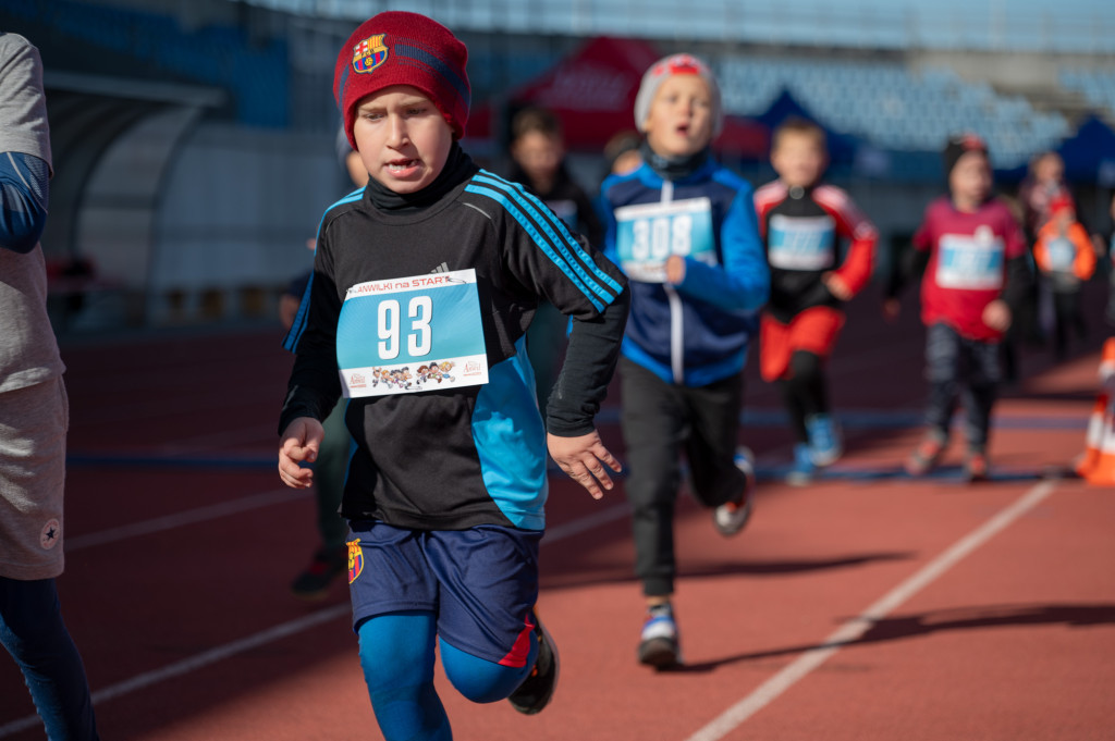 10. ANWIL Półmaraton Włocławek najmłodsi biegacze