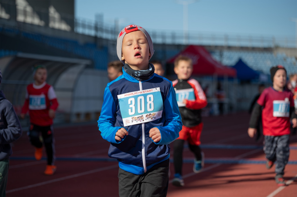10. ANWIL Półmaraton Włocławek najmłodsi biegacze