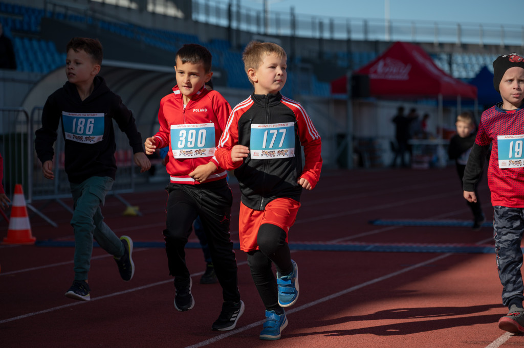 10. ANWIL Półmaraton Włocławek najmłodsi biegacze