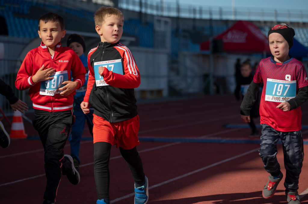 10. ANWIL Półmaraton Włocławek najmłodsi biegacze