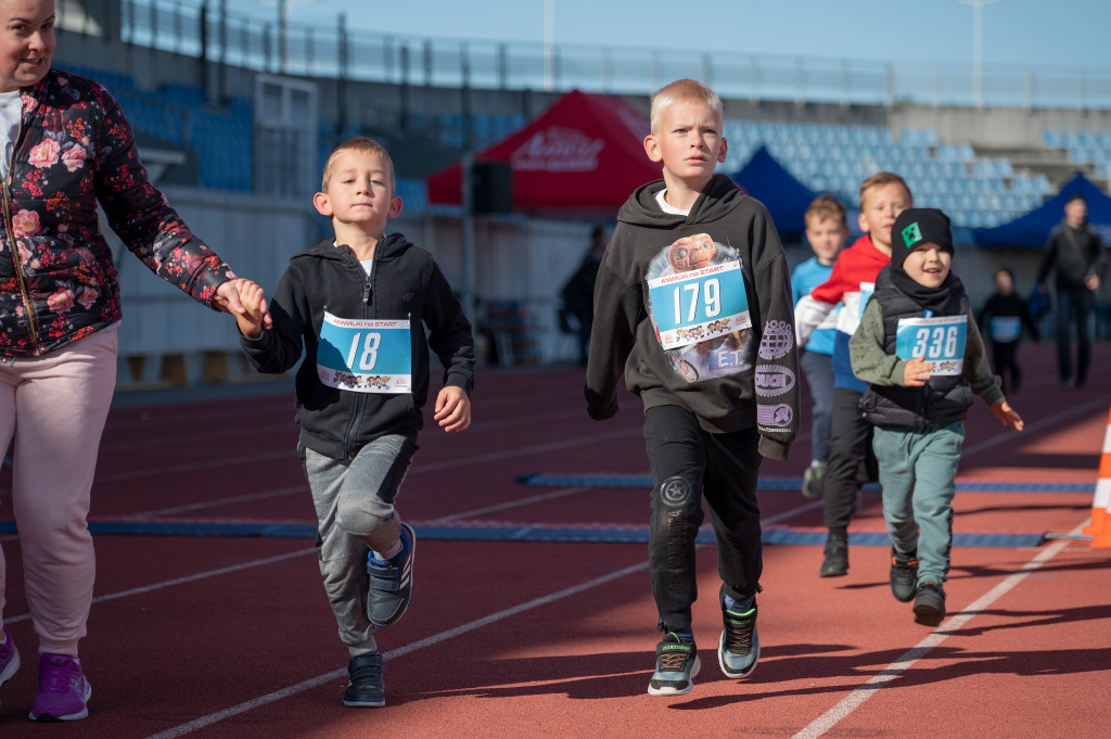 10. ANWIL Półmaraton Włocławek najmłodsi biegacze
