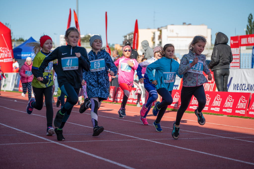 10. ANWIL Półmaraton Włocławek najmłodsi biegacze