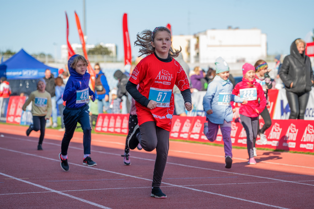 10. ANWIL Półmaraton Włocławek najmłodsi biegacze