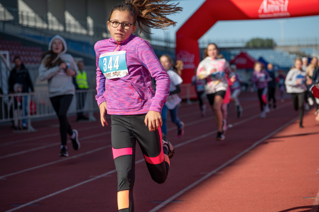 10. ANWIL Półmaraton Włocławek najmłodsi biegacze