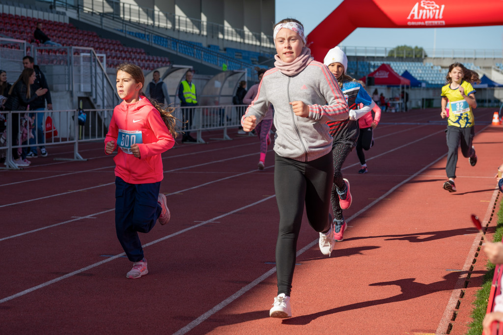 10. ANWIL Półmaraton Włocławek najmłodsi biegacze