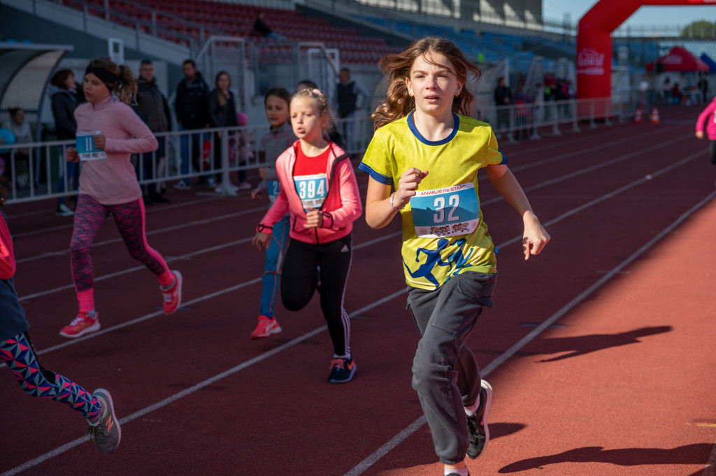 10. ANWIL Półmaraton Włocławek najmłodsi biegacze