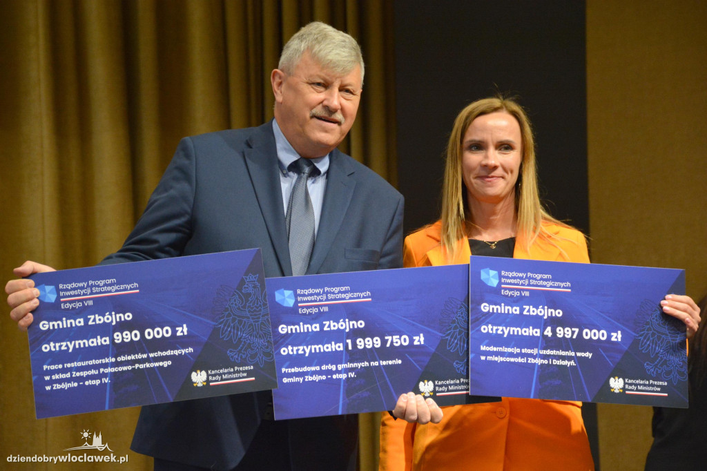 Czeki z Rządowego Programu Inwestycji Strategicznych