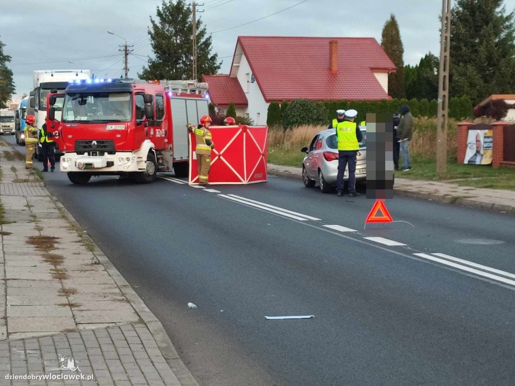Śmierć na drodze krajowej we Włocławku