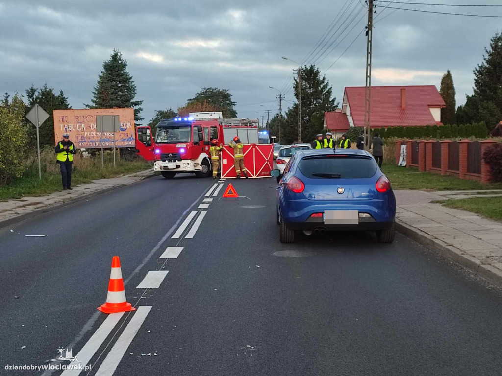 Śmierć na drodze krajowej we Włocławku