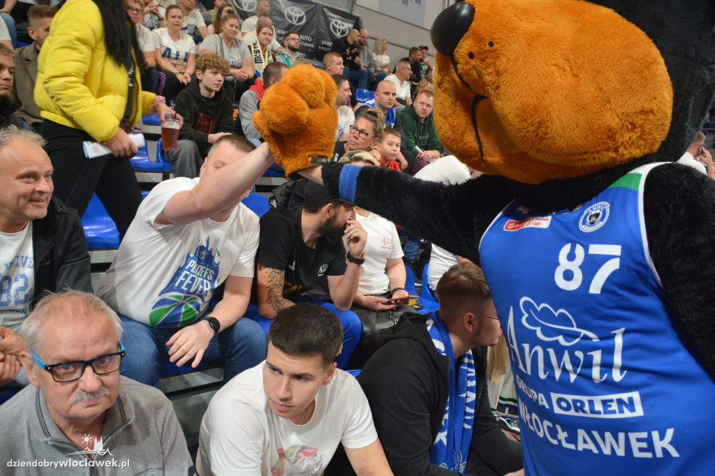 Kibice na meczu Anwil Włocławek - WKS Śląsk Wrocław