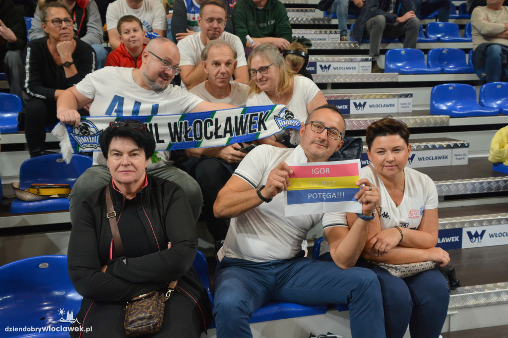 Kibice na meczu Anwil Włocławek - WKS Śląsk Wrocław