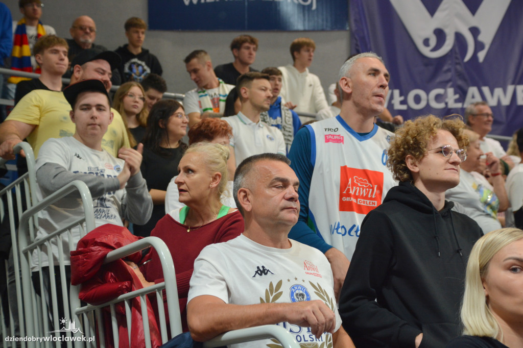 Kibice na meczu Anwil Włocławek - WKS Śląsk Wrocław