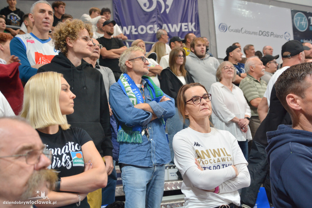 Kibice na meczu Anwil Włocławek - WKS Śląsk Wrocław