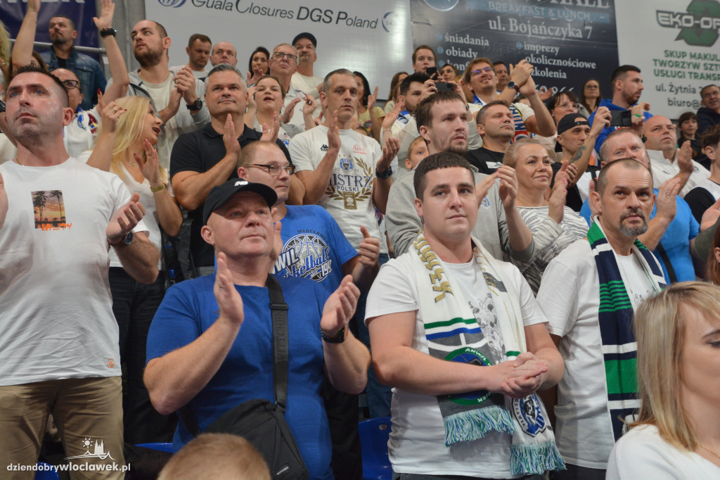 Kibice na meczu Anwil Włocławek - WKS Śląsk Wrocław