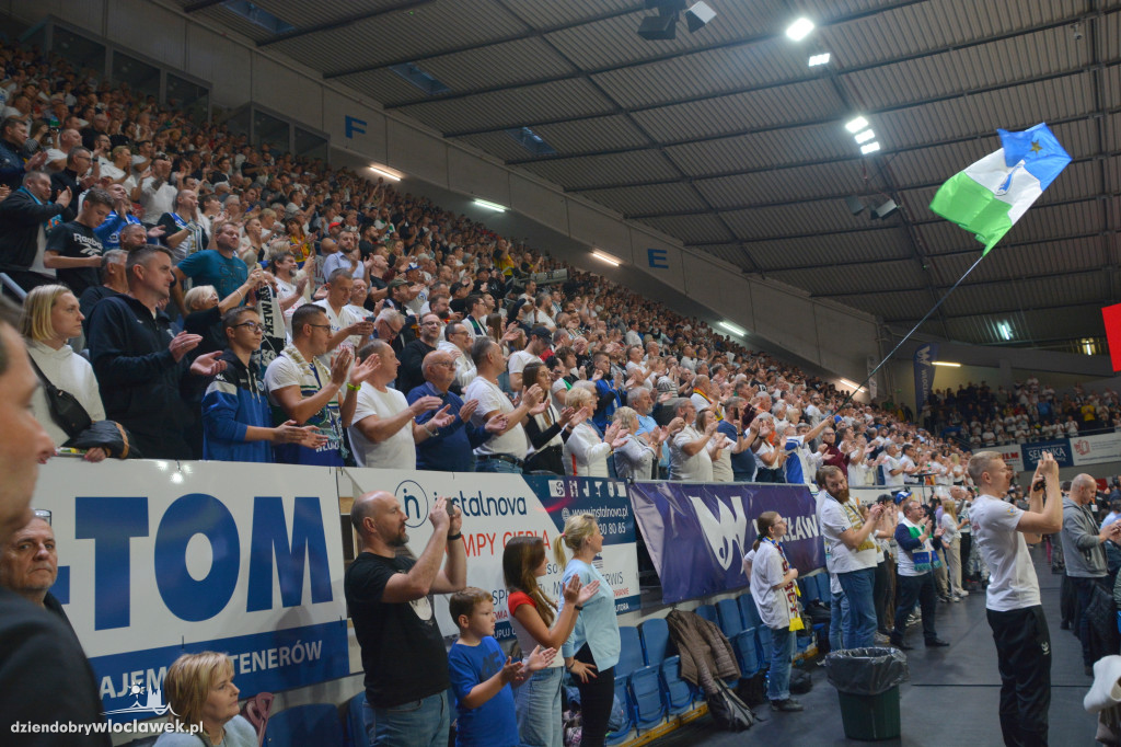 Kibice na meczu Anwil Włocławek - WKS Śląsk Wrocław