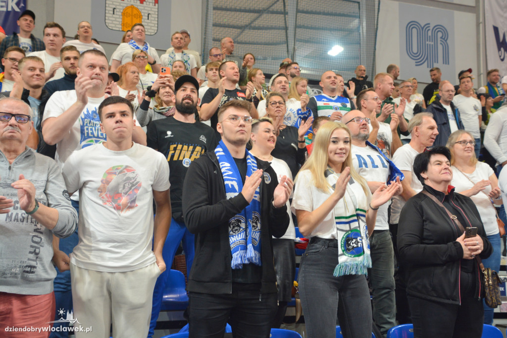 Kibice na meczu Anwil Włocławek - WKS Śląsk Wrocław