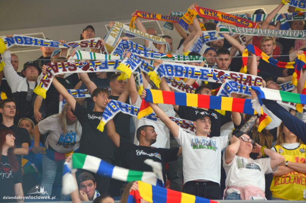 Kibice na meczu Anwil Włocławek - WKS Śląsk Wrocław