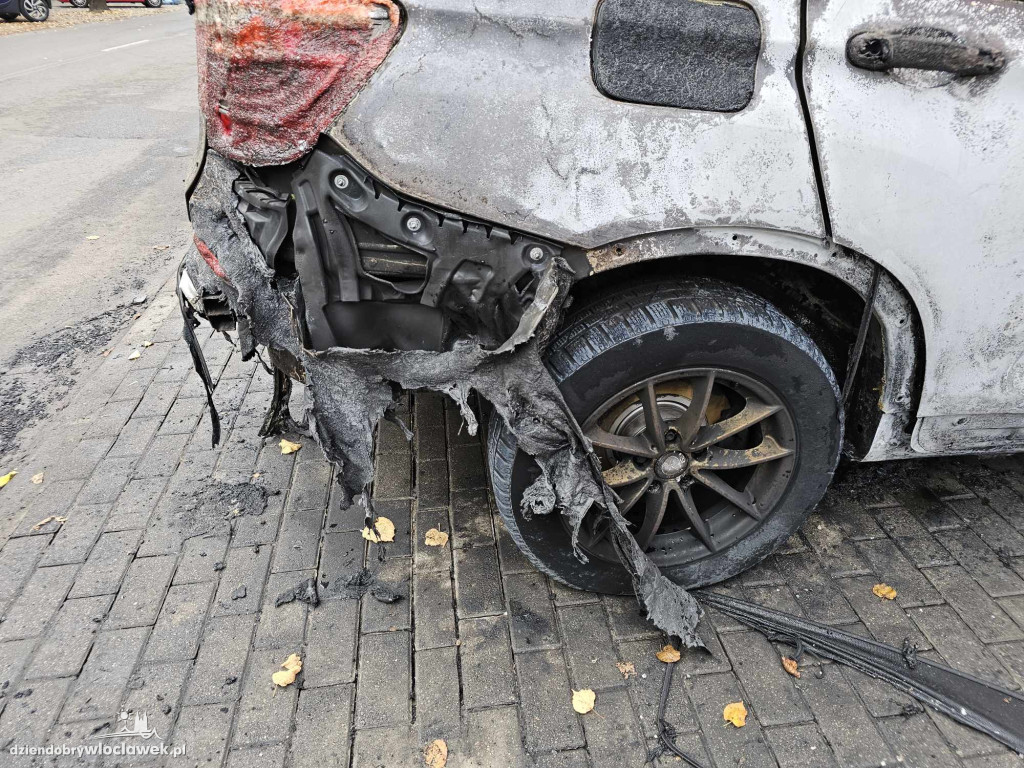 Pożar samochodu przy ul. św. Antoniego