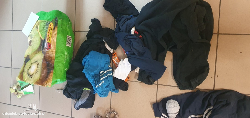 Skradzione przedmioty z ul. Jastrzębiej
