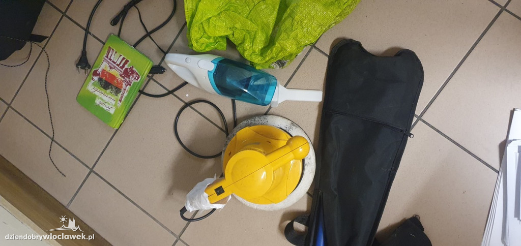 Skradzione przedmioty z ul. Jastrzębiej