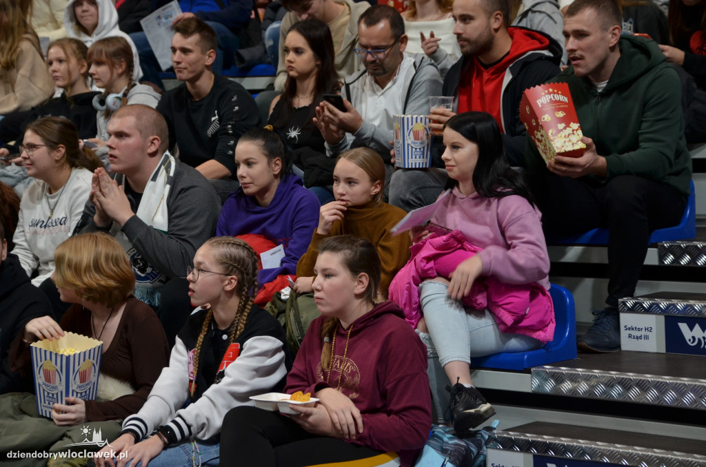 Kibice na meczu Anwil Włocławek vs CSU Sibiu