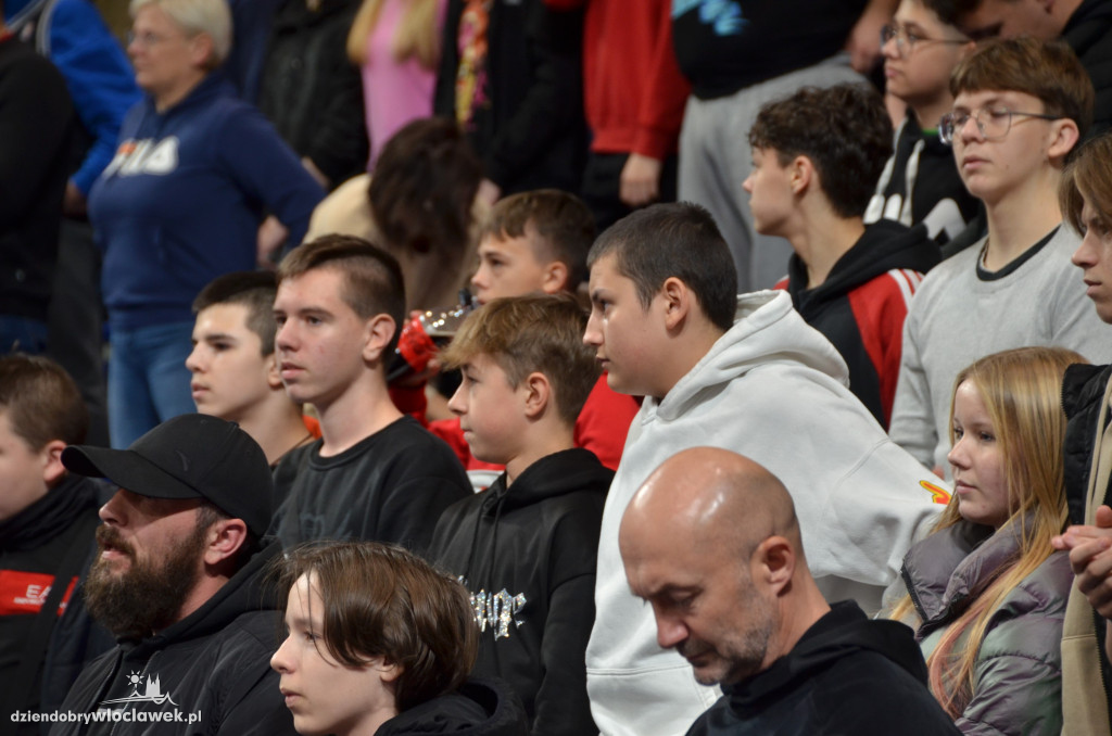 Kibice na meczu Anwil Włocławek vs CSU Sibiu