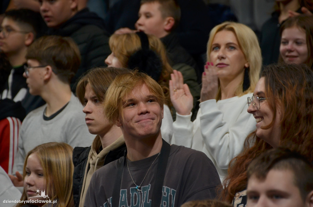 Kibice na meczu Anwil Włocławek vs CSU Sibiu