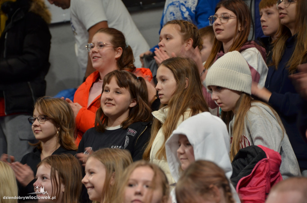Kibice na meczu Anwil Włocławek vs CSU Sibiu