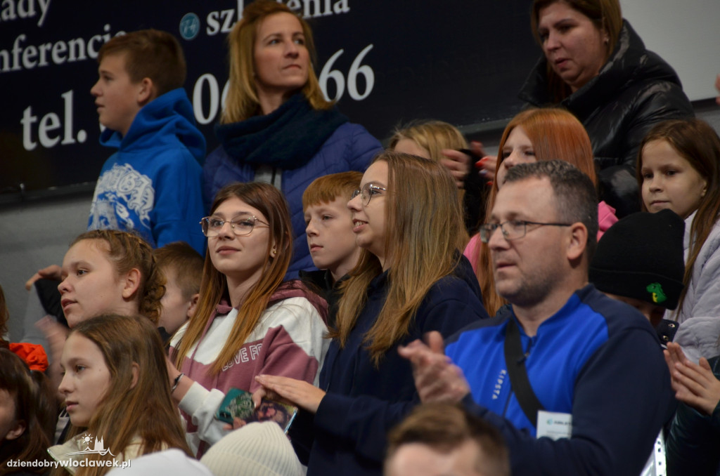 Kibice na meczu Anwil Włocławek vs CSU Sibiu