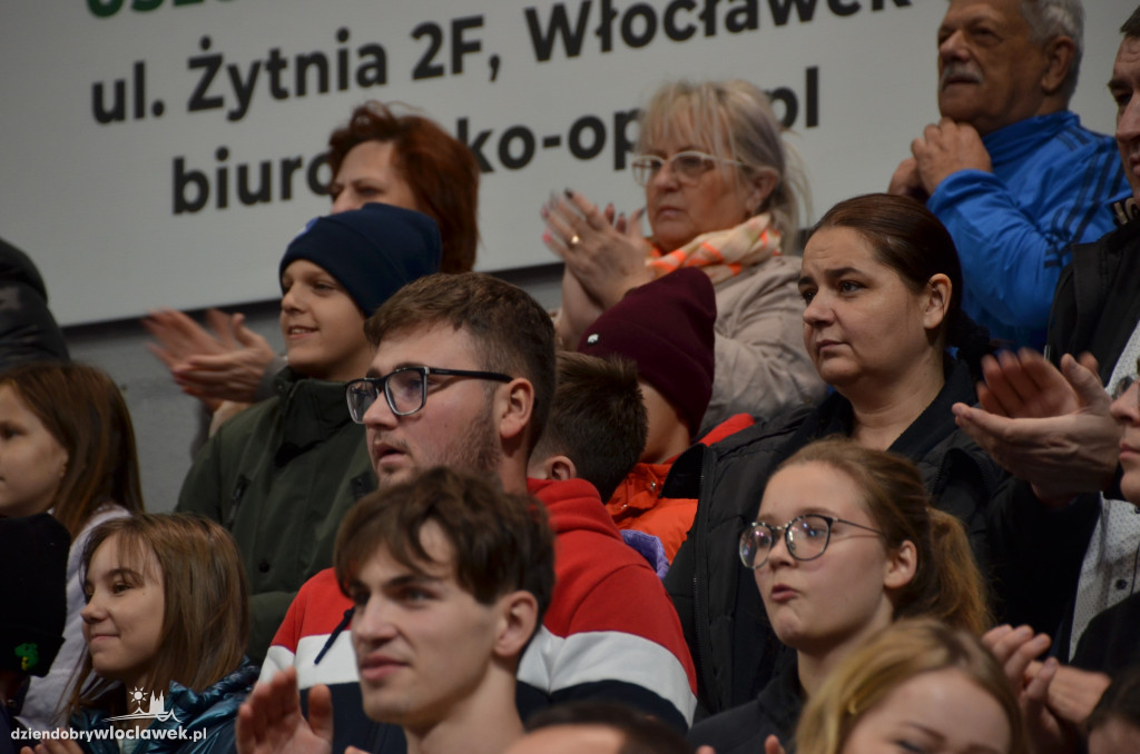 Kibice na meczu Anwil Włocławek vs CSU Sibiu