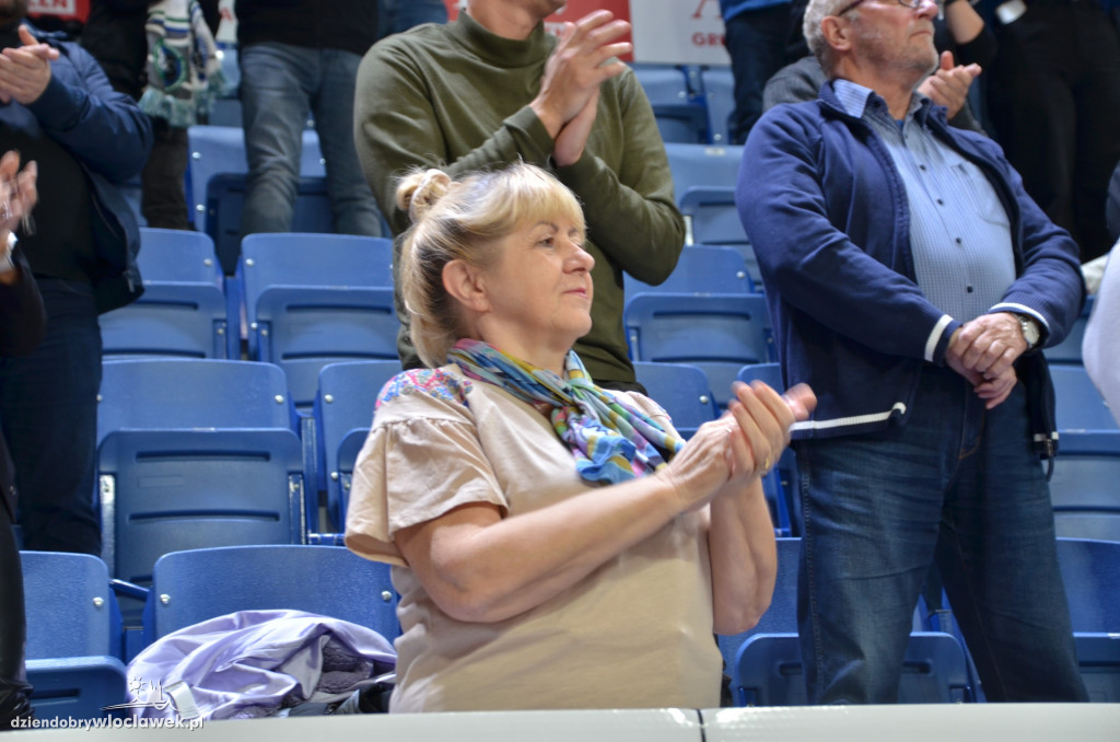 Kibice na meczu Anwil Włocławek vs CSU Sibiu