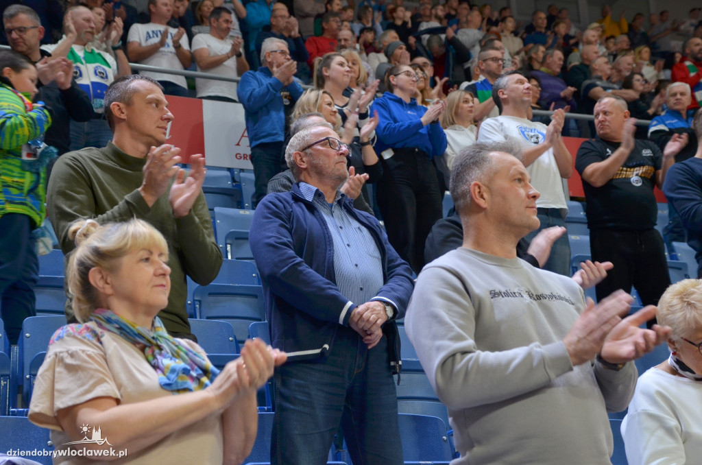 Kibice na meczu Anwil Włocławek vs CSU Sibiu
