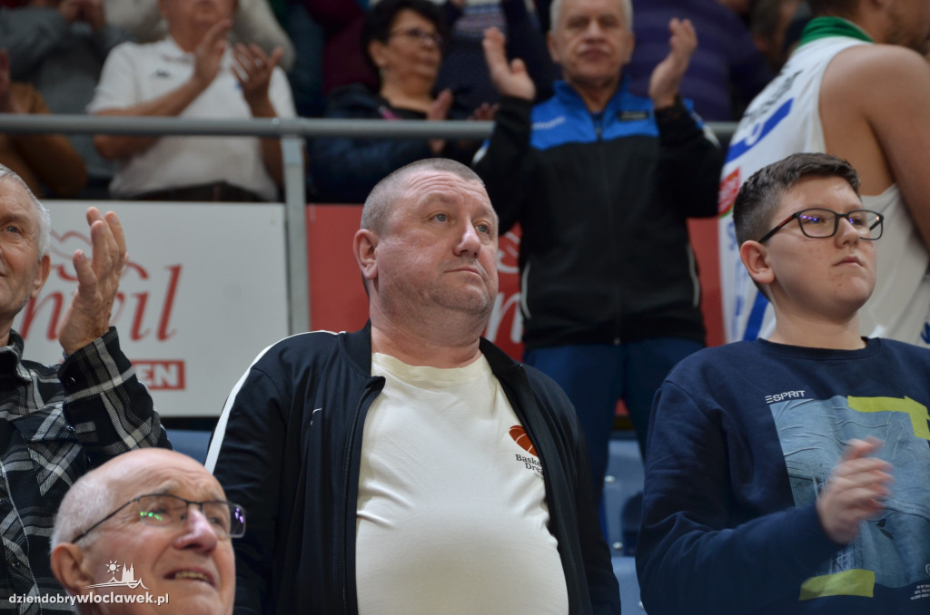 Kibice na meczu Anwil Włocławek vs CSU Sibiu
