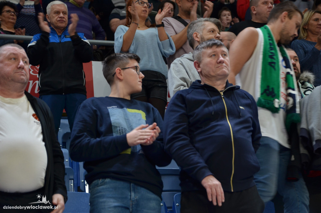Kibice na meczu Anwil Włocławek vs CSU Sibiu